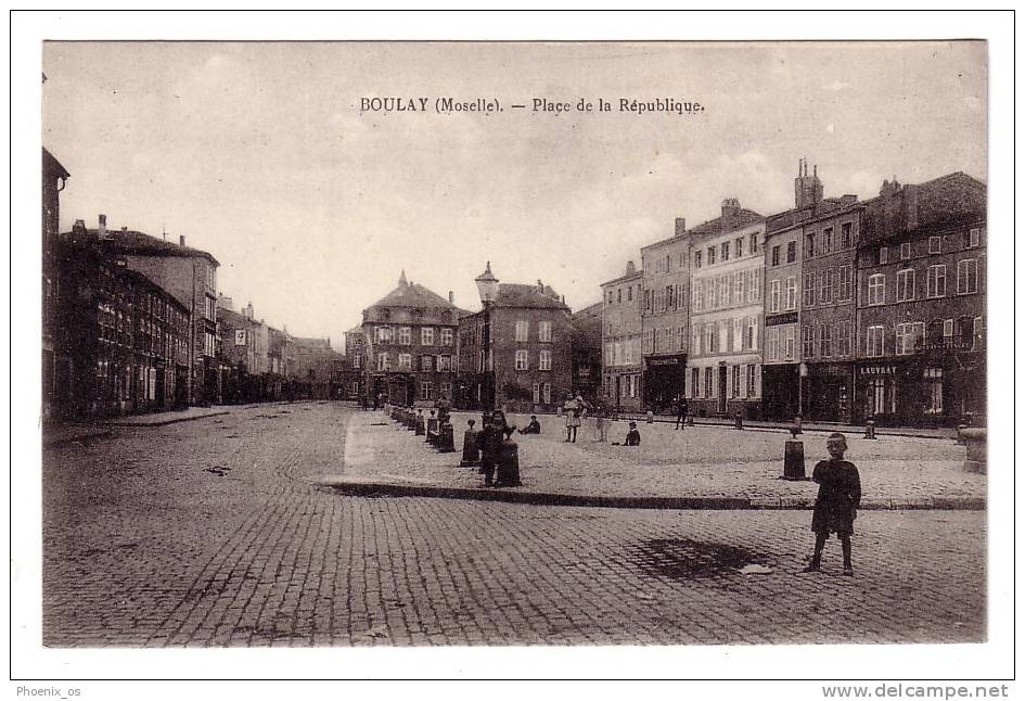 FRANCE - Boulay, Place De La Republique, Year 1926 - Boulay Moselle