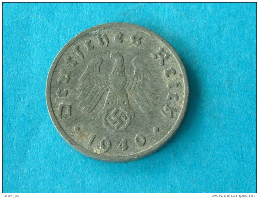 1940 F - 10 REICHSPFENNIG / KM 101 ( For Grade, Please See Photo ) ! - 10 Reichspfennig