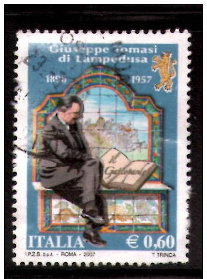 Italia - Italy - 2007 - Giuseppe Tommasi Di Lampedusa - 2001-10: Oblitérés