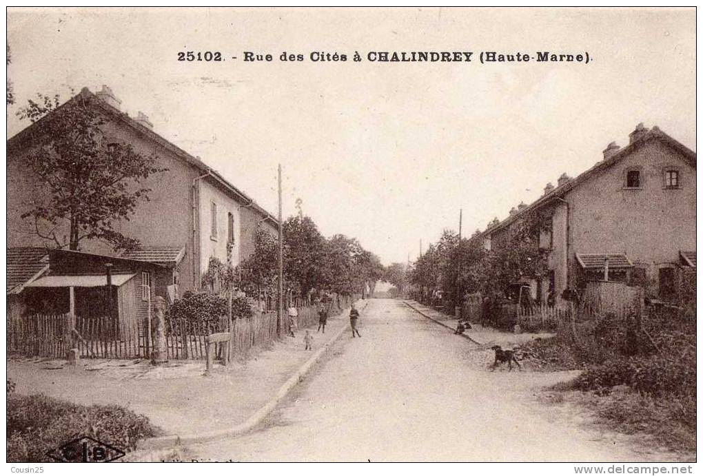 52 CHALINDREY - Rue Des Citées - Chalindrey