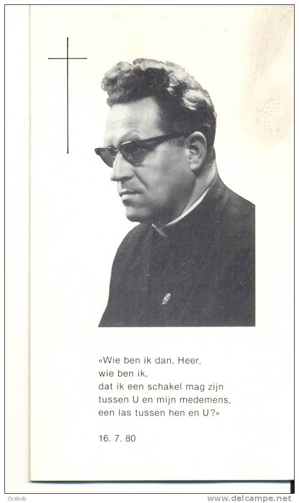 Doodsprentje Pater Achiel-Jozef Bral  Passionist  Bellem/Tielt  1917-1981 - Religion & Esotérisme