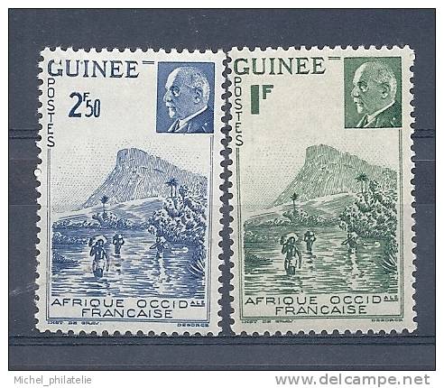 Guinée, N° 176 Et 177 ** Neuf - Unused Stamps