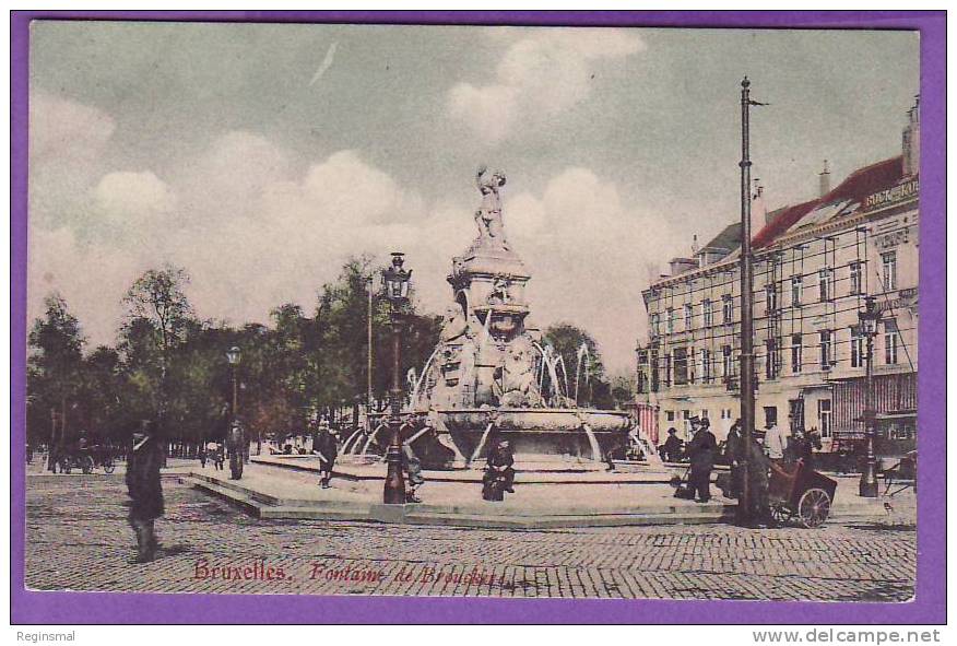 Bruxelles, Fontaine De Brouckere,  Ca. 1905 - Sonstige & Ohne Zuordnung