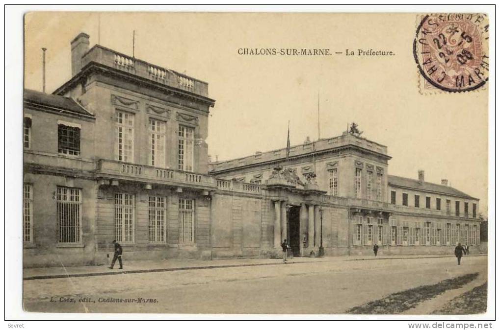 CHALONS Sur MARNE. - La Préfecture - Châlons-sur-Marne