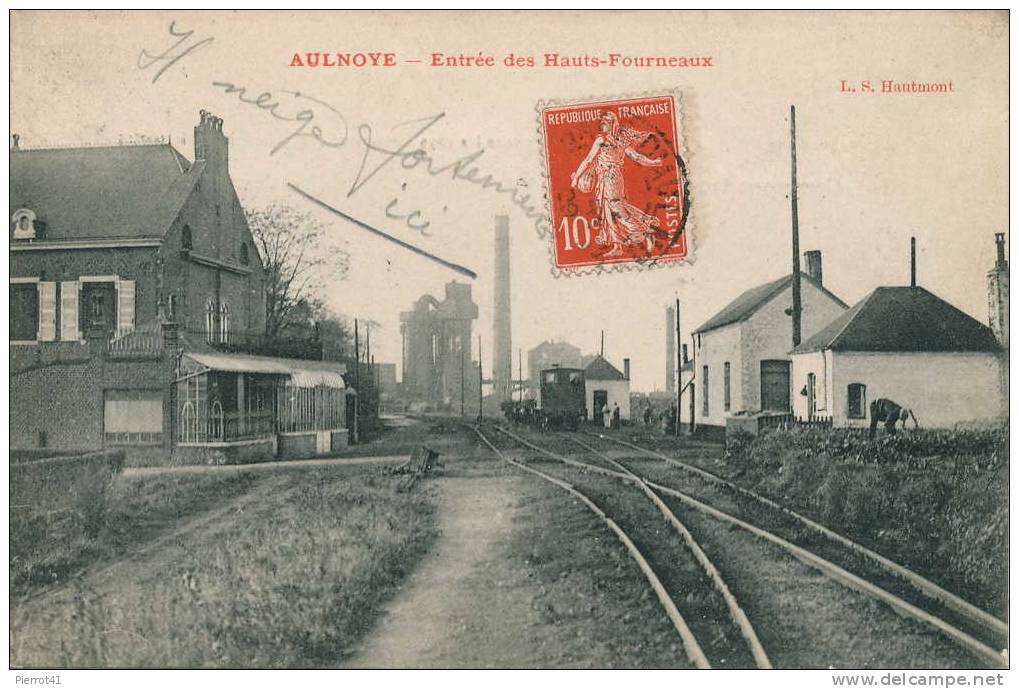 AULNOYE - Entrée Des Hauts-Fourneaux - Aulnoye