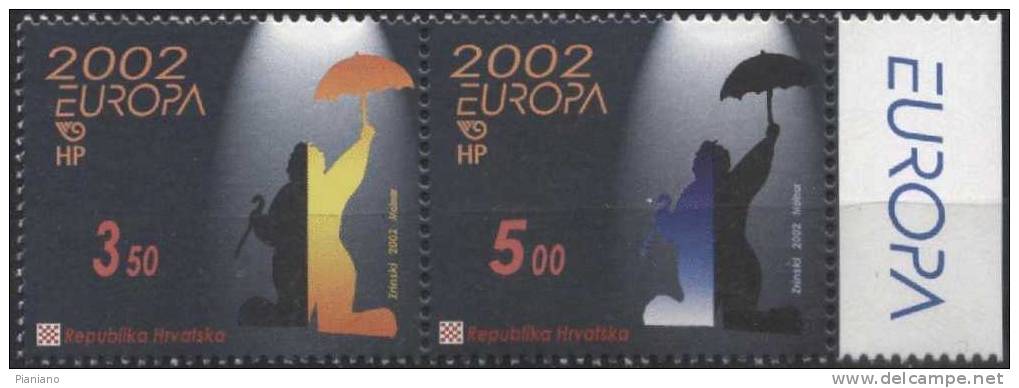 PIA  -  CROAZIA  -  2002  :  Europa  (Un  570-71) - 2002