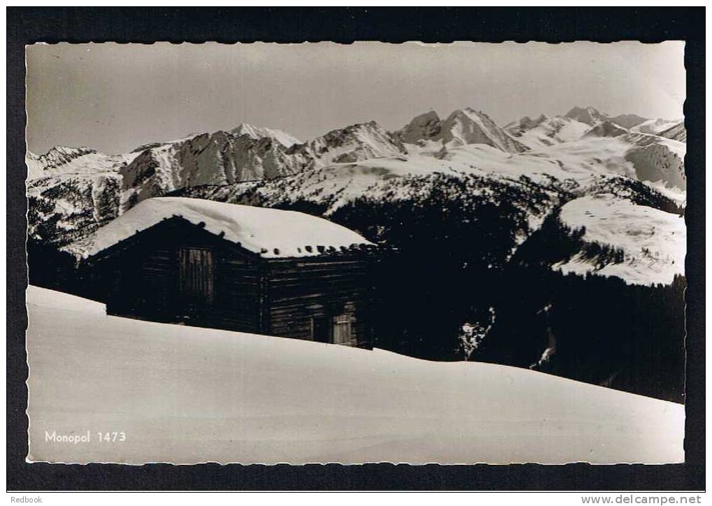 RB 699 - Austria 1963 Real Photo Postcard - Skigebiet Gerlos - Blick Von Der Gerlostal Tirol - Cachet 1.20 Sh To Holland - Other & Unclassified