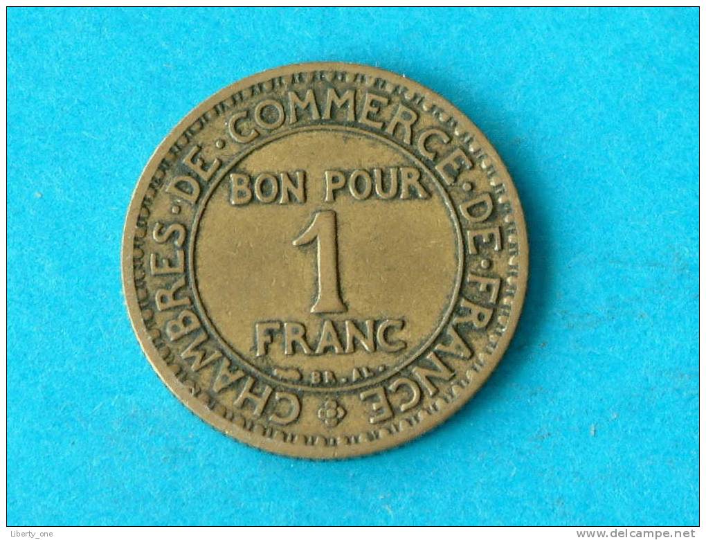 1921 - 1 FRANC ( Chambres De Commerce ) / KM 876 ( For Grade, Please See Photo ) ! - Autres & Non Classés