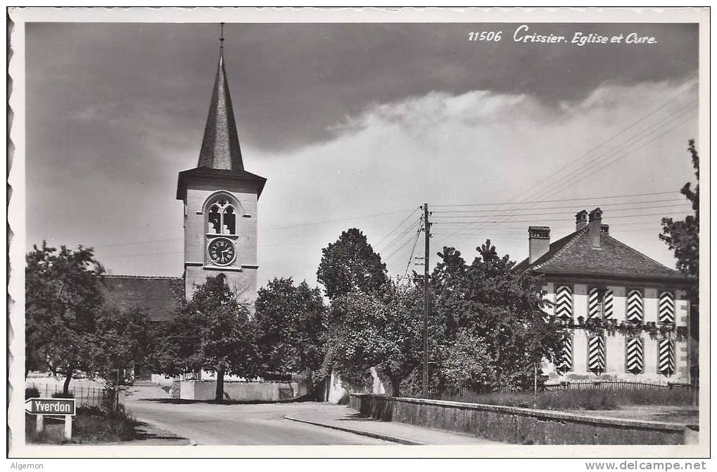 2346 -  Eglise Et Cure De Crissier - Crissier