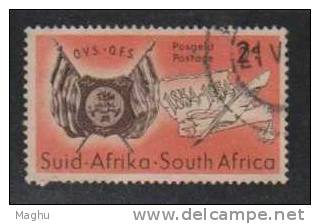 South Africa Used 1954, Orange Free State, Coat Of Arms - Gebruikt