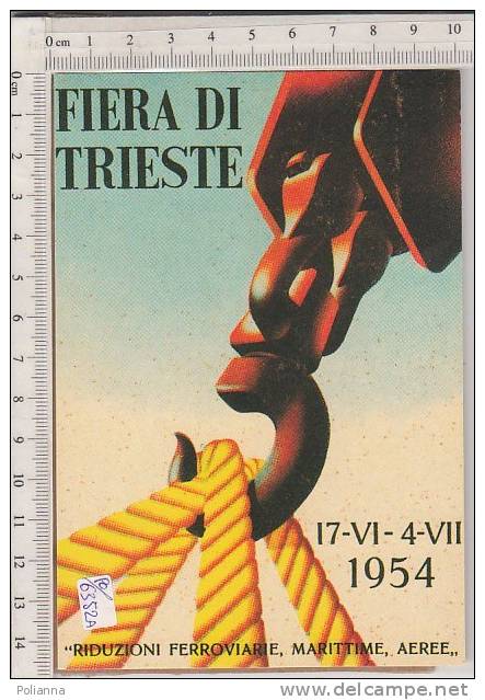 PO6352A# Reprint - FIERA DI TRIESTE 1954  No VG - Foires