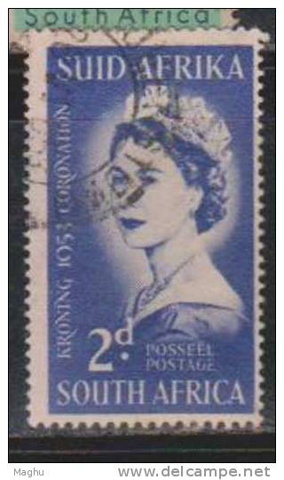 South Africa Used, 1953- 2d Coronation, - Used Stamps