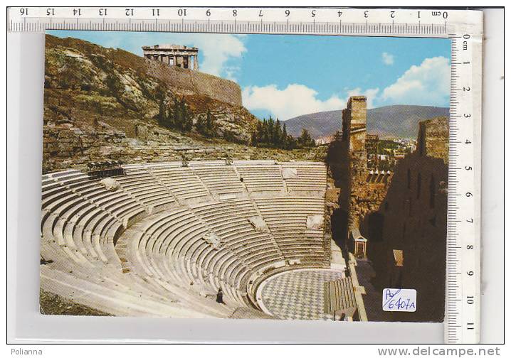 PO6407A# Affrancatura Iso Su Cartolina GRECIA - ATENE  VG 1985 - Briefe U. Dokumente