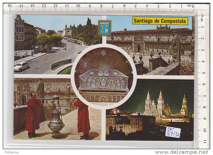 PO6413A# SPAGNA - SANTIAGO DE COMPOSTELA - TOMBA SAN GIACOMO - INCENSO  VG 1988 - Santiago De Compostela