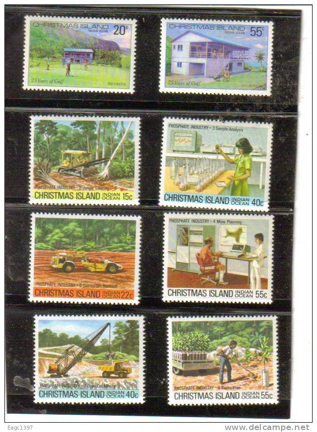 Christmas Island  # 93-94,97-102 MNH   SCV $ 3.60 - Christmas Island