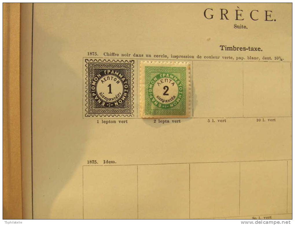 VEND TRES ANCIENNE COLLECTION DE GRECE SUR  5 F.A. , BONNES VALEURS - Verzamelingen