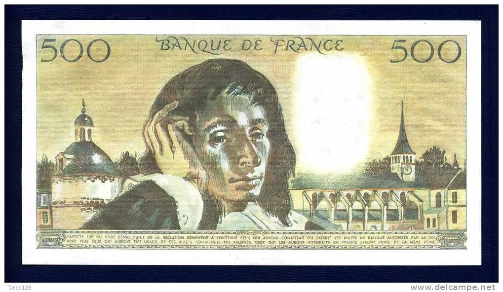 FAYETTE N° 71/31 NEUF Sans Aucun Défaut - 5.7.1984 - 500 FRANCS (PASCAL) Cote: 200 Euros . - 500 F 1968-1993 ''Pascal''