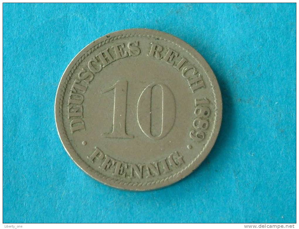 1889 G - 10 PFENNIG / KM 4 ( For Grade, Please See Photo ) ! - 10 Pfennig