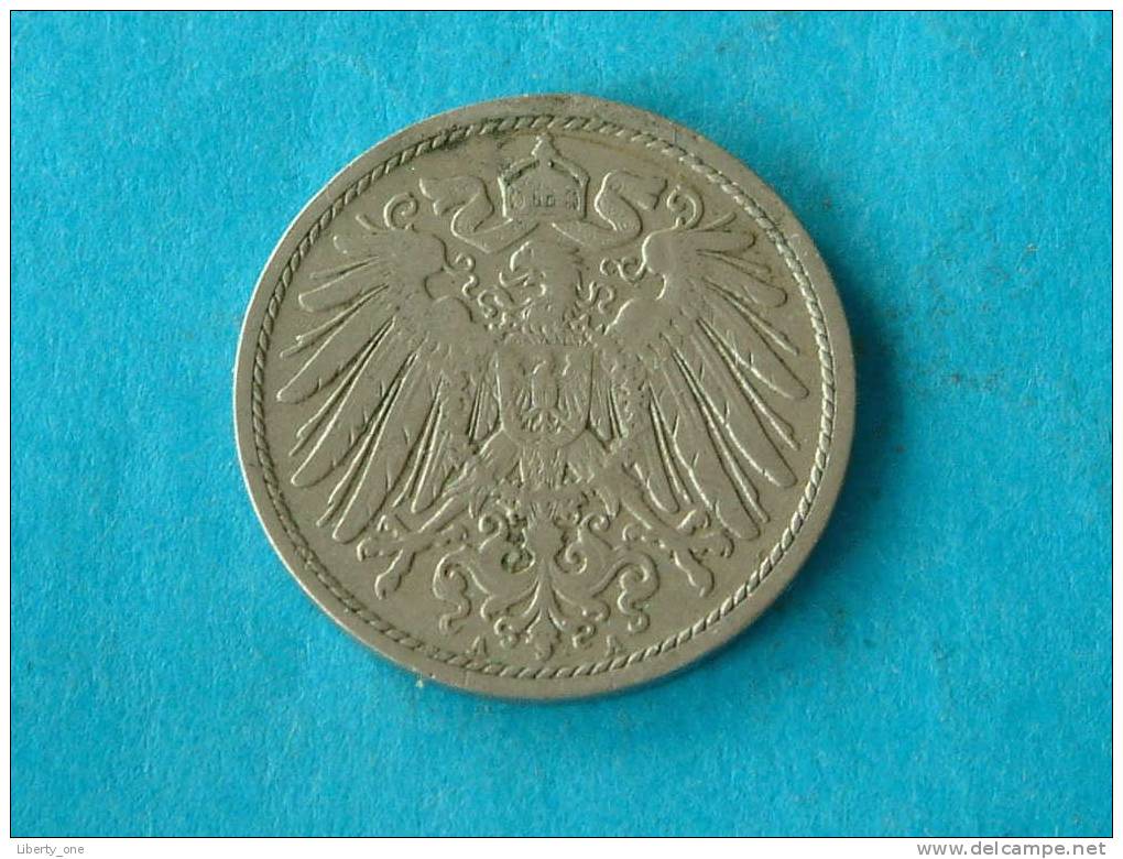 1902 A - 10 PFENNIG / KM 12 ( For Grade, Please See Photo ) ! - 10 Pfennig