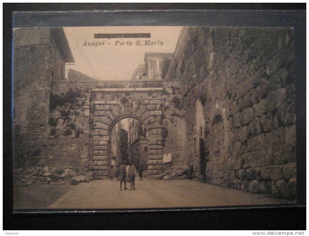 ITALY Anagni Porta S. Maria Lazio Frosinone Card Italia Italie - Altri & Non Classificati