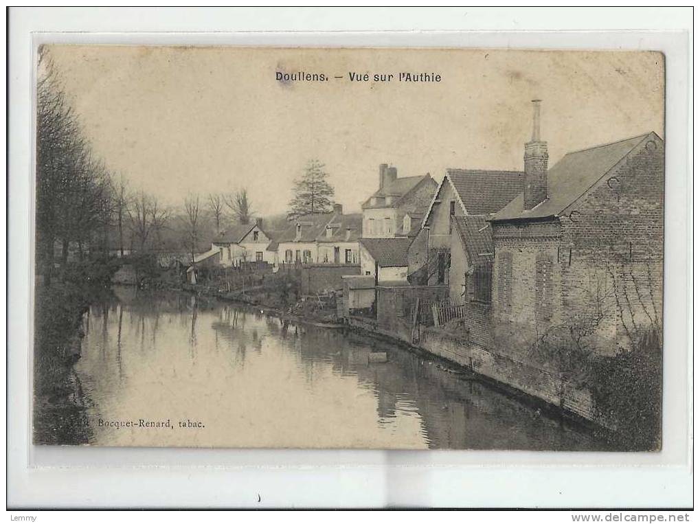 80 - DOULLENS - VUE SUR L´AUTHIE, JARDINS... - Doullens