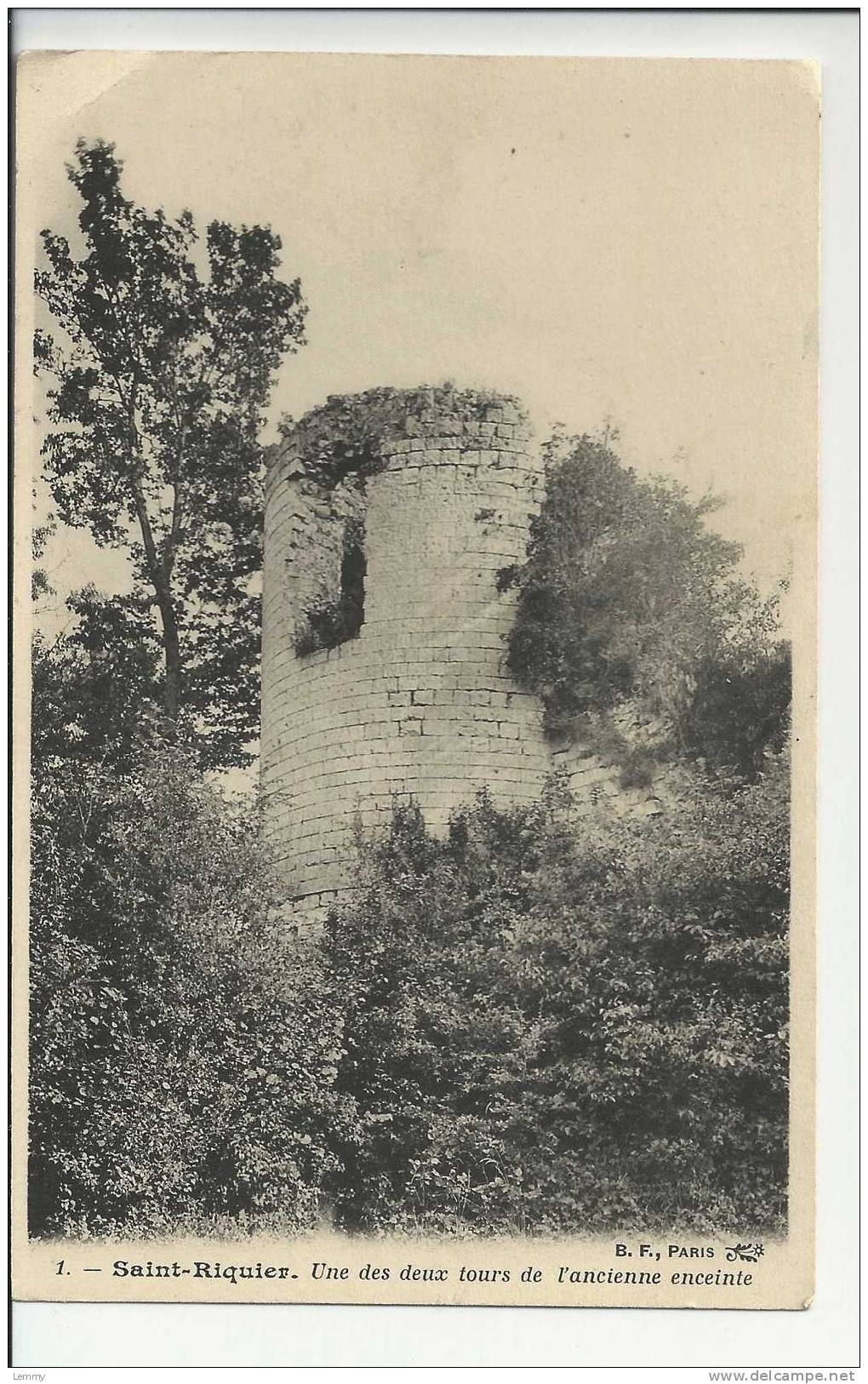 80 - SAINT-RIQUIER -  TOUR DE L'ANCIENNE ENCEINTE - Saint Riquier