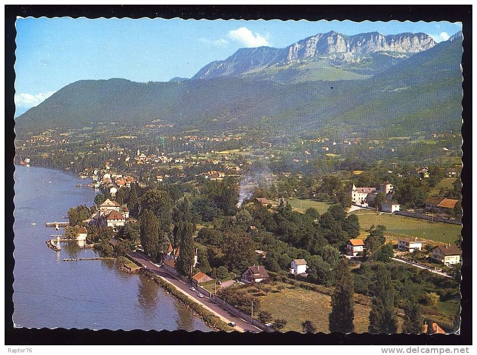 CPM LUGRIN  Vue Panoramique 1er Plan Les Châteaux Au Fond La Chaîne Des Mémises - Lugrin