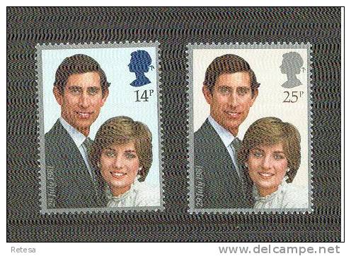 GREAT BRITAIN  WEDDING  PRINS CHARLES AND LADY DIANA  1981 ** - Ongebruikt