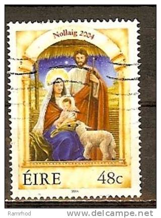 IRELAND 2004 Christmas - 48c The Holy Family  FU - Usati