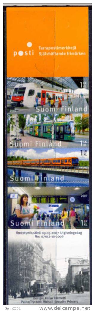 FINLANDIA FINLAND / TRENES Trains Railways CARNET Booklet / Fv23 - Trains