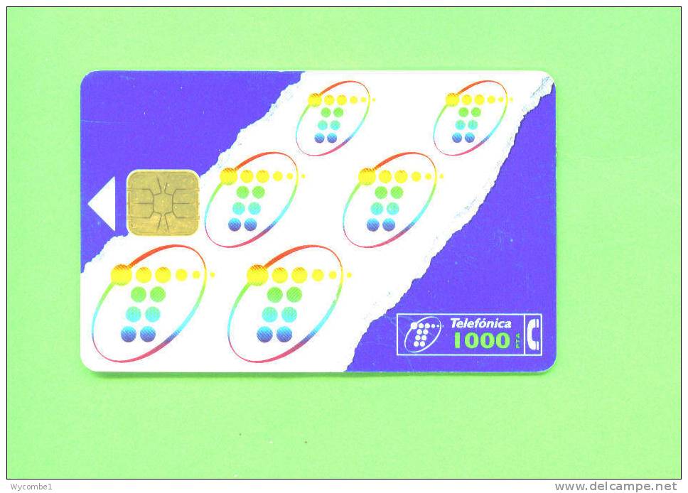 SPAIN  -  Chip Phonecard As Scan - Emissions Basiques