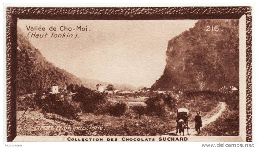 CHROMO Chocolat Suchard Collection Coloniale Vallée De Cho-Moi Haut Tonkin - Suchard