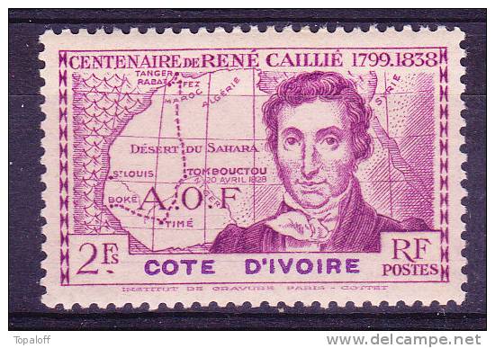 Cote D'Ivoire N°142 Neuf Charniere - Usados