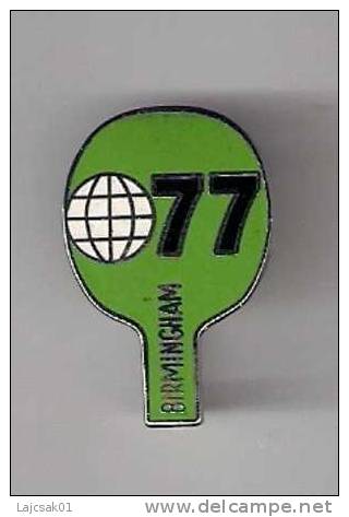 34th World Table Tennis Championships 1977. Birmingham RARE - Tennis De Table