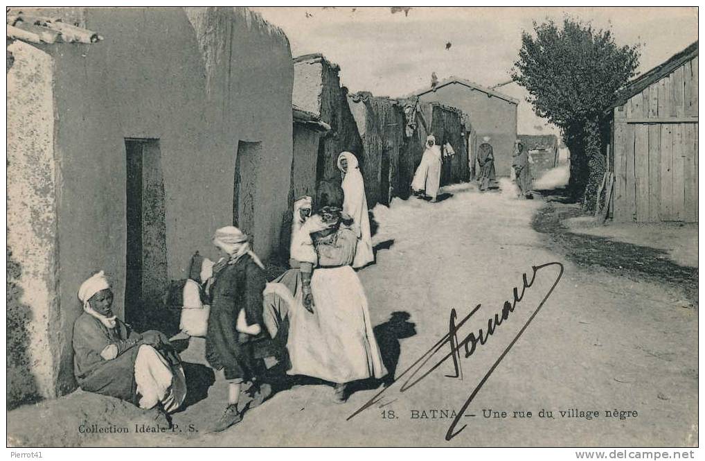 ALGÉRIE - BATNA - Une Rue Du Village Nègre - Batna