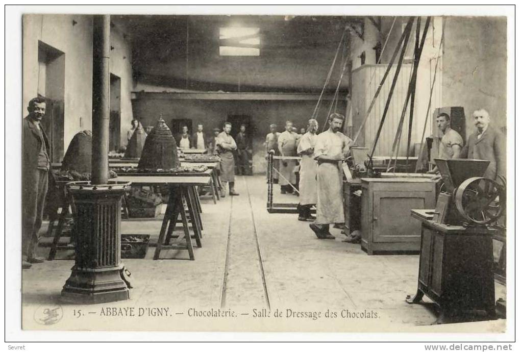 ABBAYE D'IGNY. -  Chocolaterie. - Salle De Dressage Des Chocolats - Other & Unclassified