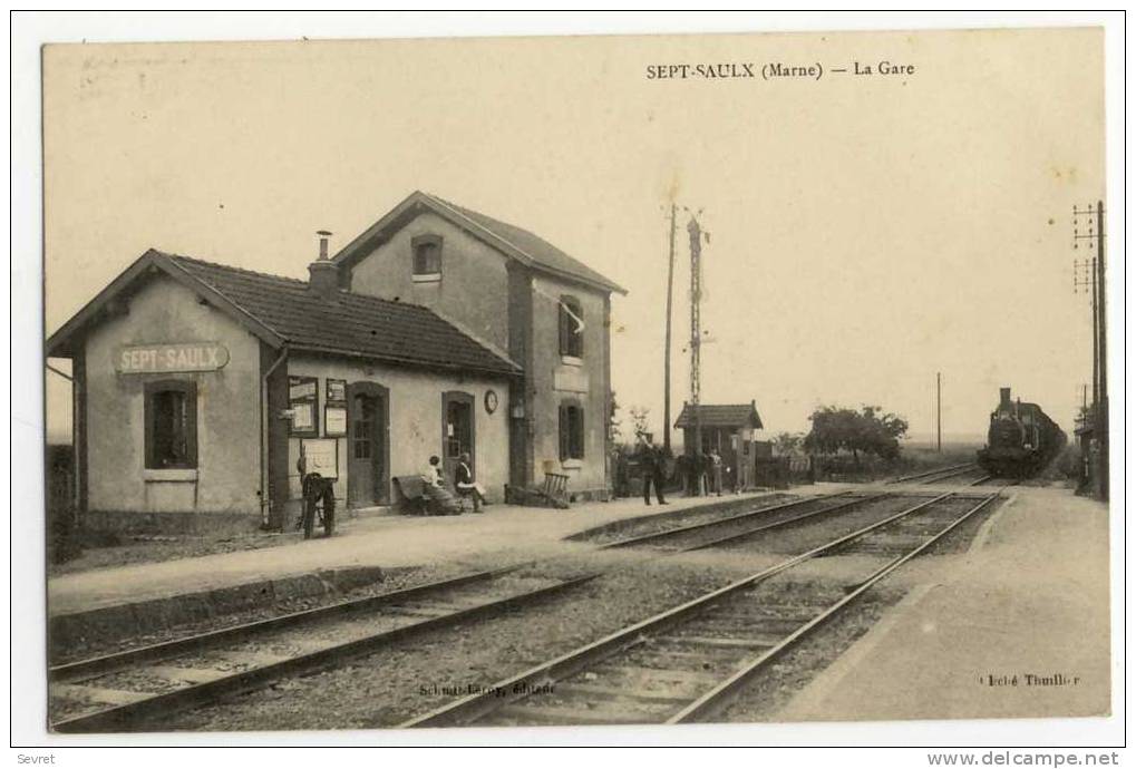 SEPT-SAULX. -  La Gare - Other & Unclassified