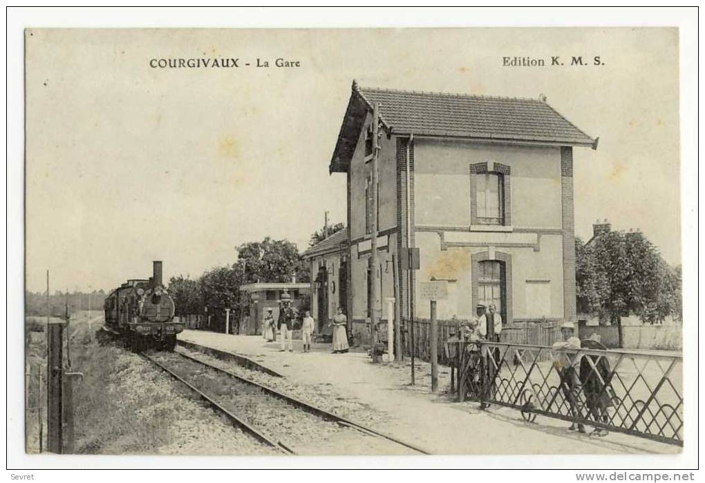 COURGIVAUX. - La Gare - Other & Unclassified