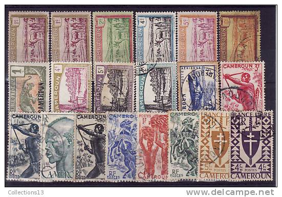 CAMEROUN - 20 Timbres Obli - Used Stamps