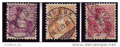 Buste D´Helvetia 106 / Mi. 100 / Y.& T. 118 De 1907. Cote 25,00 CHF + Cadeau - Usati