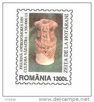 Hotaran Goddess Of 4500 - 4000 I.e.n. ROMANIA Postal Stationery Cover 1999 2 Scan - Arqueología