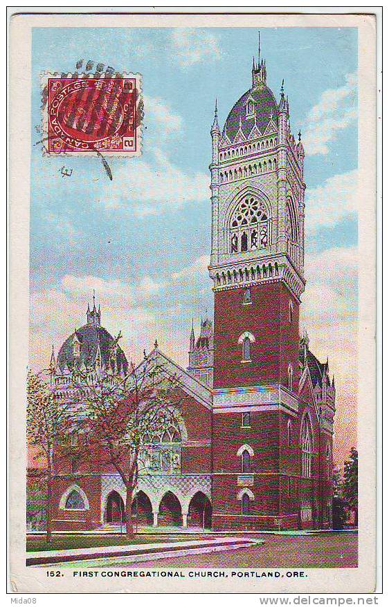 FIRST CONGREGATIONAL CHURCH . PORTLAND . ORE. - Portland