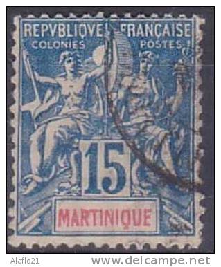 £5 -  MARTINIQUE -   N° 36 - OBLITERE  (2) - Otros & Sin Clasificación