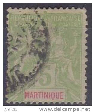 £5 -  MARTINIQUE -   N° 44 - OBLITERE - Otros & Sin Clasificación