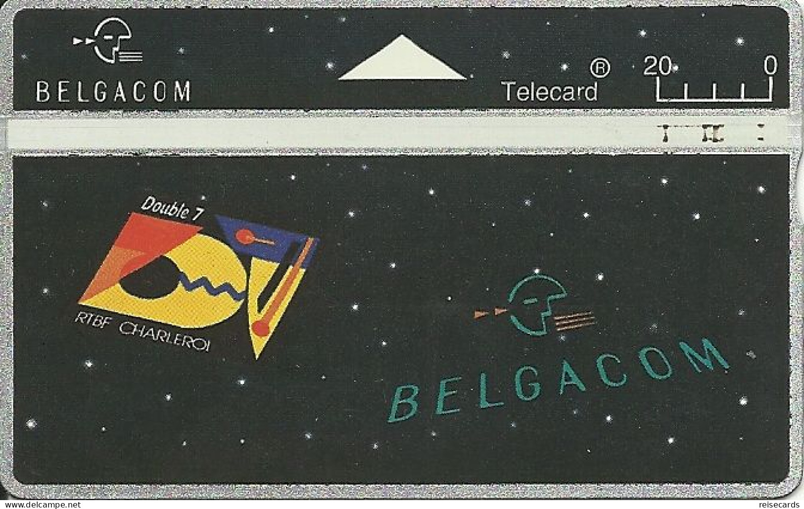 Belgium: Belgacom: 312A Double 7, RTBF Charleroi - Sin Chip