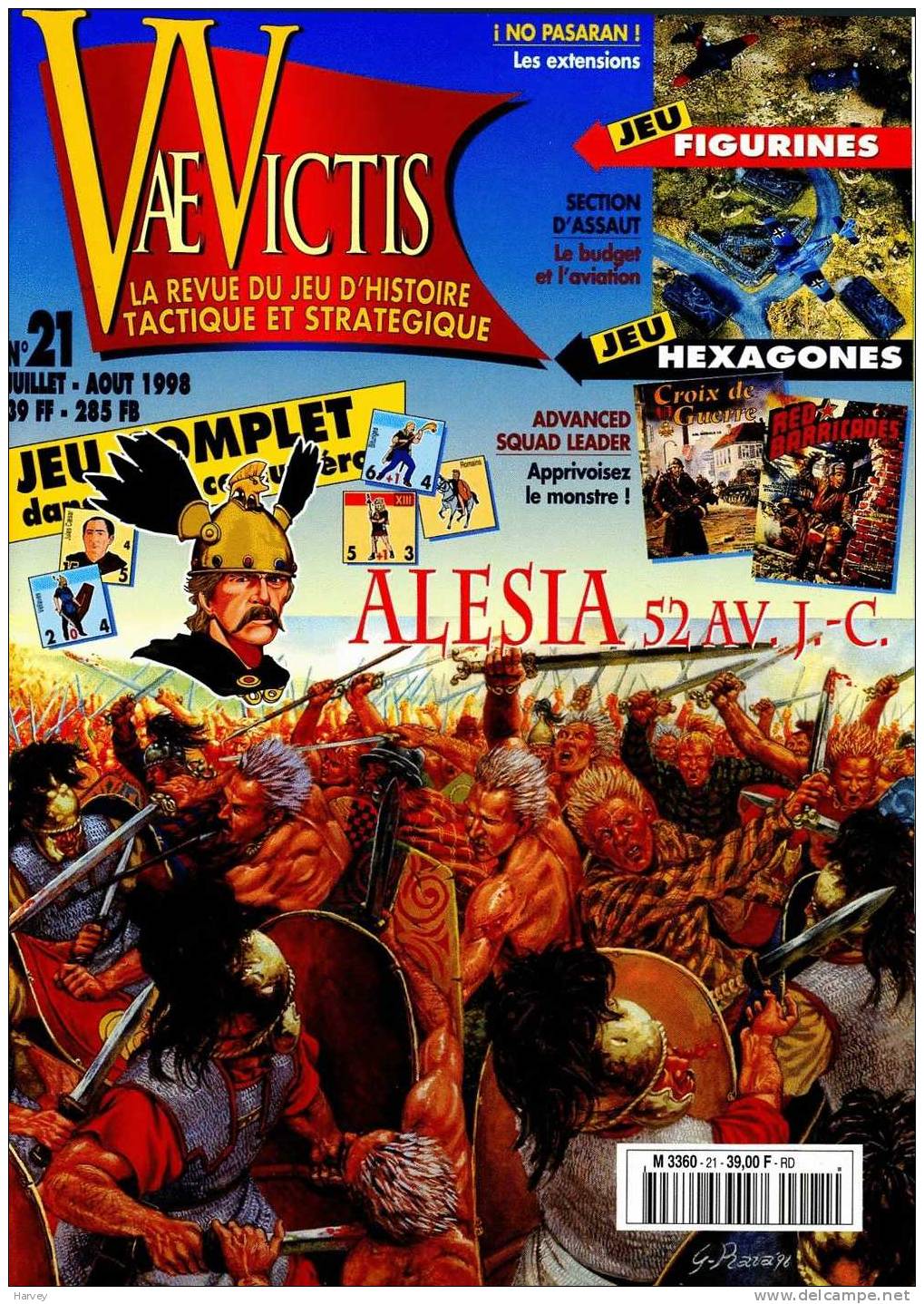 Vae Victis N°21 Juillet-août 1998 "Alésia" - Autres & Non Classés