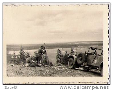 1939-1945 WW2 Soldats Allemands Travaux De Relevés - Guerre, Militaire