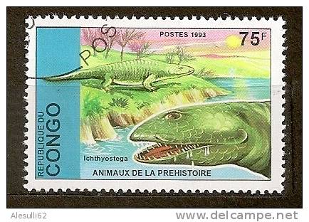 CONGO  Dinosauri Dinausores - 1993 -    /US - Oblitérés