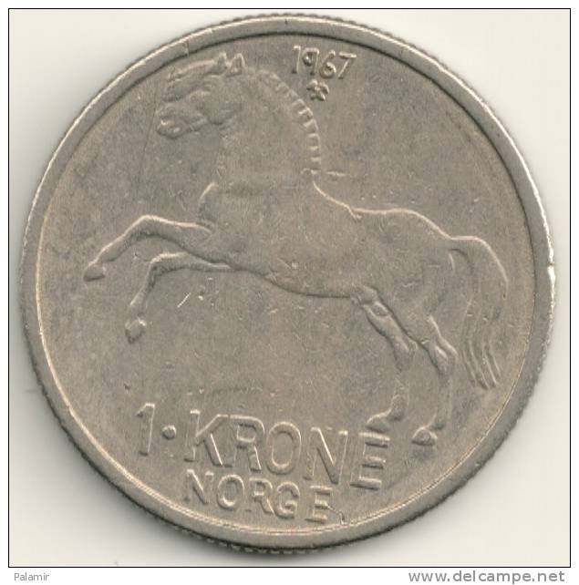 Norway   Krone  KM#409    1967 - Norvegia