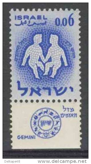 Israel 1961 Mi 226 Sc 192 ** Gemini : Zwillinge / Gémeaux / Tweelingen  - Zodiac / Tierkreiszeichen / Dierenriemteken - Astrologie